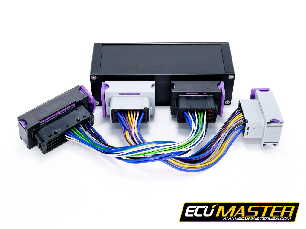 Ecu Master Mitsubishi Evo 4-8 PNP Adapter for EMU Black