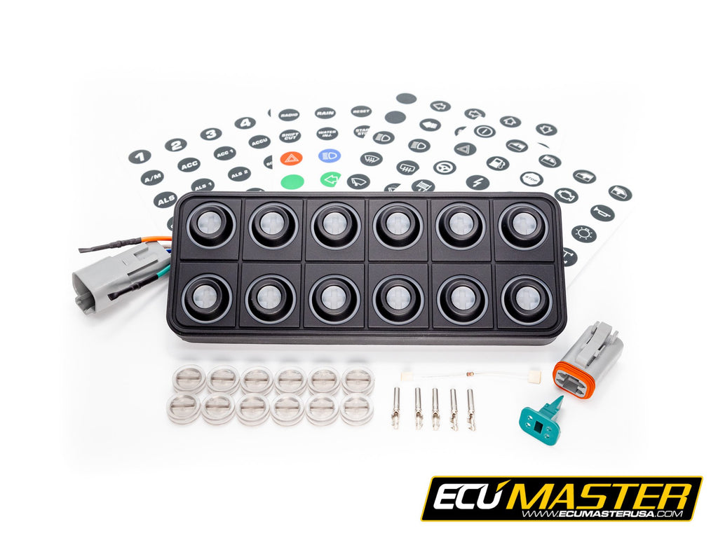 ECUMaster 12 button CAN Keypad