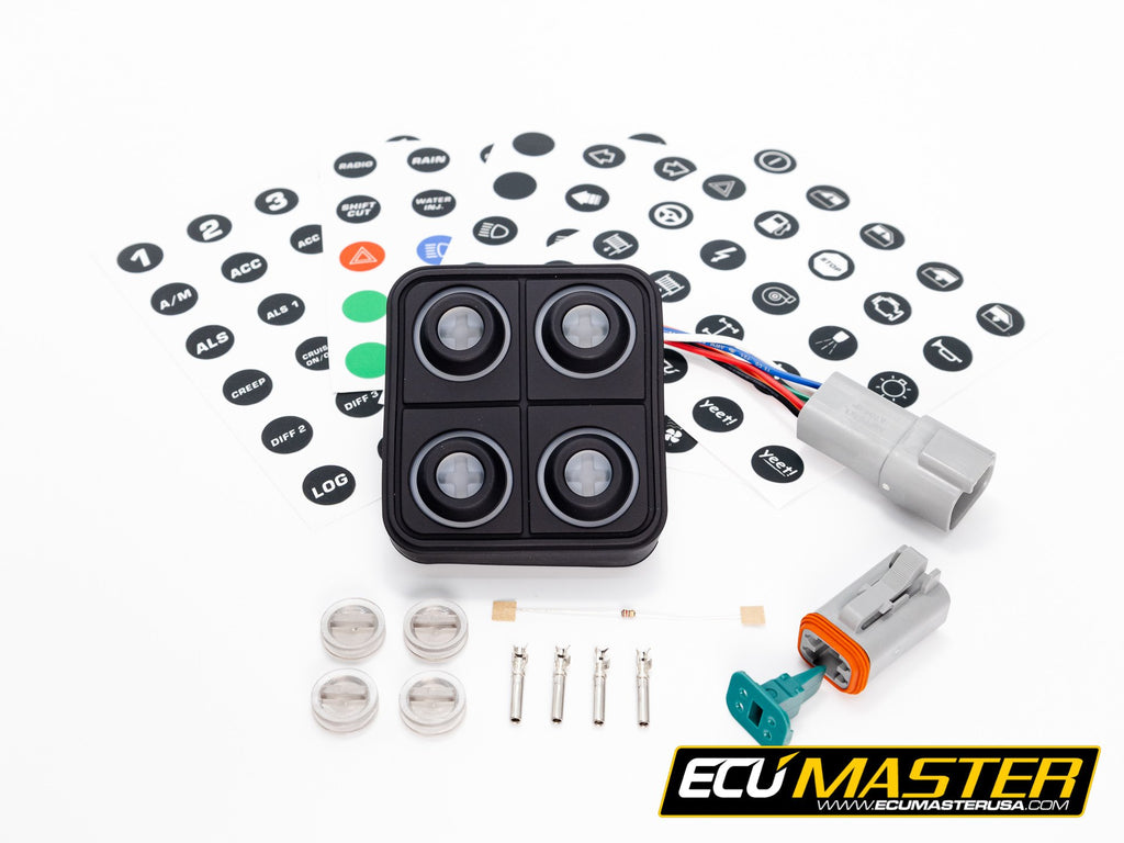 ECUMaster 4 button CAN Keypad