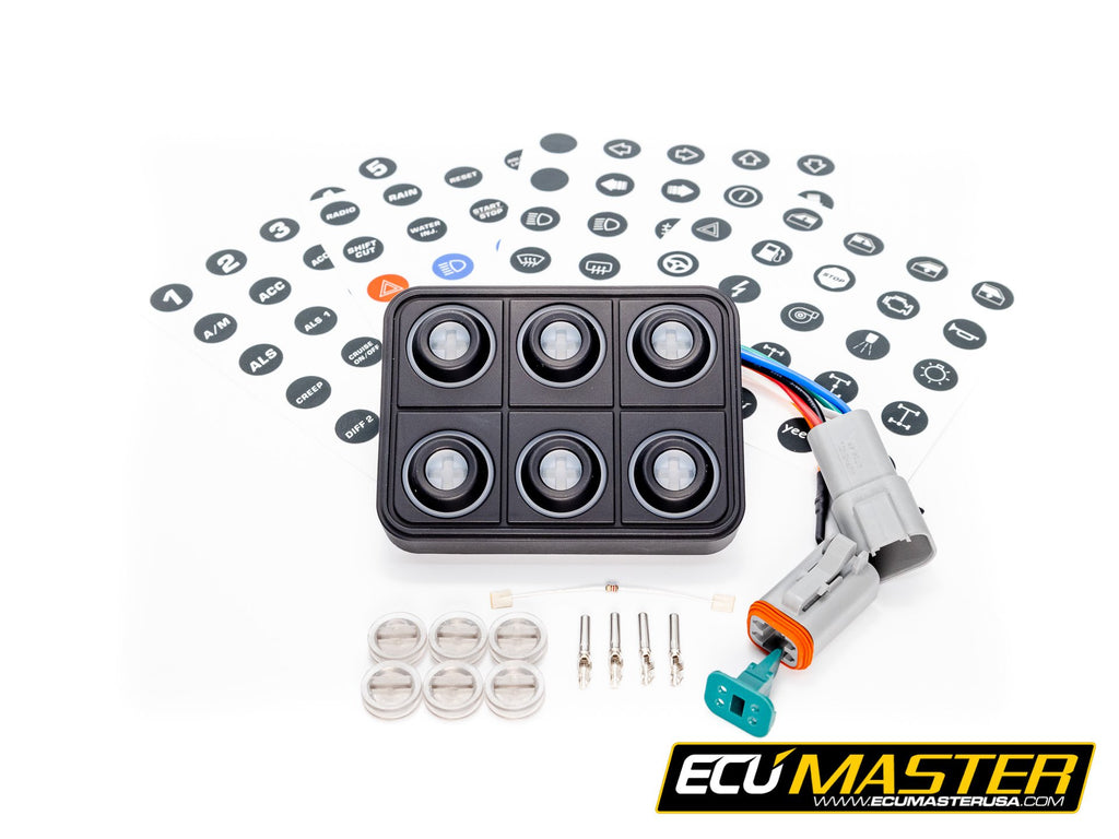 ECUMaster 6 button CAN Keypad