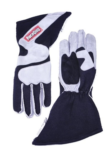 Gloves Outseam Black/ Gray Medium SFI-5