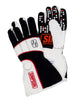 Vortex Glove Large Black / White SFI