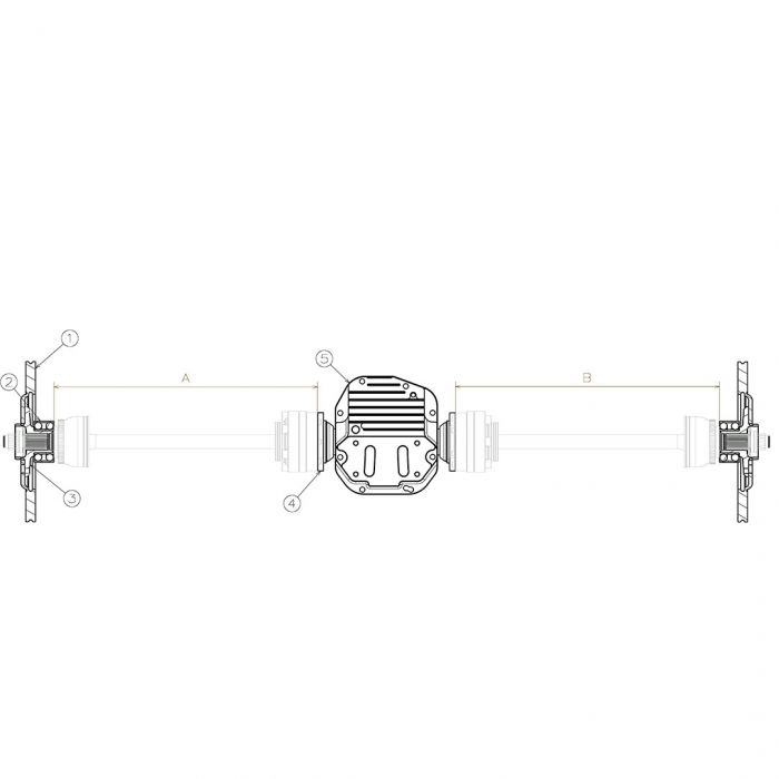 WISEFAB Nissan S Chassis Halfshaft Kit